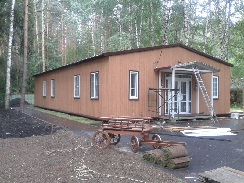 кафе из сэндвич панелей